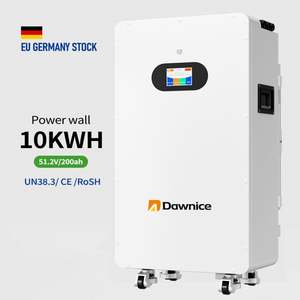 แบตเตอรี่ Dawnice Lifepo4 10Kwh 5Kwh 51.2v 48v แบตเตอรี่ลิเธียมไอออนแบบติดผนัง พร้อมระบบ BMS สำหรับระบบโซลาร์เซลล์ - Product Image 1