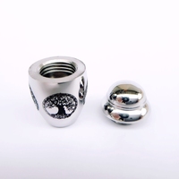Urne miniature en acier inoxydable pour cendres commémoratives, boîte à bijoux, souvenir infini, porte-cendres, cimetière, rangement pour cendres, locket