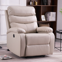 Canapé-lit multifonctionnel inclinable pour personnes âgées avec fonction d'assistance à la position debout, massage, résistant aux taches, en cuir PU, design moderne, modulaire