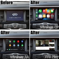 Interfaz Lsailt Android / CarPlay para Infiniti QX80 / QX56 con Interfaz de Video YouTube y Navegación GPS