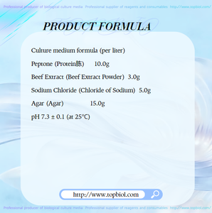 <span class=keywords><strong>Agar</strong></span> Nutritivo (250g por Botella) TOPBIO Polvo Seco para Purificación Bacteriana, <span class=keywords><strong>Cultivo</strong></span> y Determinación del Conteo Total, Soporte OEM - Product Image 3