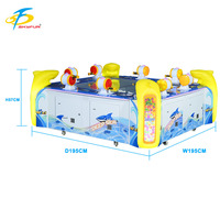 Machine de jeu d'arcade à monnayeur pour enfants, avec écran HD et contrôleur de vibration, pour parcs d'attractions, type table de pêche à la ligne, offre spéciale