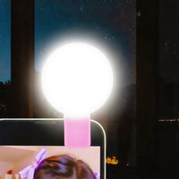 Mini Anneau Lumineux LED Portable pour Téléphones Mobiles – Clip Flexible et Durable pour Téléphone, Flash d'Appoint Beauté, Objectif pour Accessoires de Batterie