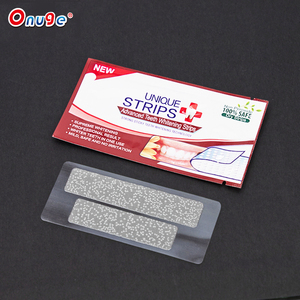Pulido dental Denti blanqueador transparente sin peróxido blanqueamiento de dientes tiras secas al por mayor - Product Image 1