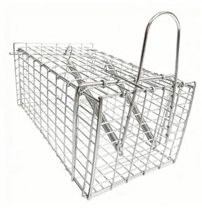 กรงดักหนูแบบพับได้ ใช้ได้ทั้งภายในและภายนอกอาคาร ทำจากโลหะแข็งแรง ทนทาน กันน้ำ เป็นมิตรกับสิ่งแวดล้อม สำหรับควบคุมหนู - Product Image 1