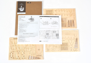 Grosir Pabrik Disesuaikan Murah 3d Perahu Kayu Model Puzzle ODM OEM Baru DIY Model Kayu Puzzle Set Anak-anak Kerajinan Mainan - Product Image 4