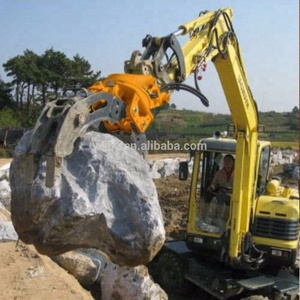 Máy xúc tập tin đính kèm thủy lực xoay vật lộn gỗ lấy log vật lộn thép Grabber cho 10-25t - Product Image 3