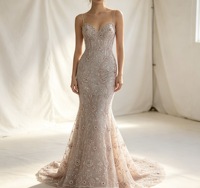 Tissu en tulle brodé de perles et de sequins, motif floral complet, maille textile pour robe de Quinceañera, de soirée ou de mariée - Vente en gros