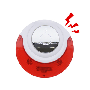 Sirène d'alarme intérieure sans fil unidirectionnelle 433MHz 868MHz 100dB haut décibel avec prise d'alimentation UE et batterie de secours pour l'alarme de mise au point - Product Image 4