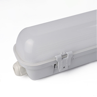 Lumière LED étanche à la vapeur, luminaire tri-étanche, lumière LED tri-étanche IP65, tube lumineux LED tri-étanche