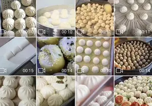 Baozi Filling Machine Stuffing Steam Baozi Dumpling Maker Machine Fully Automatic Nepal Momo Making Machine