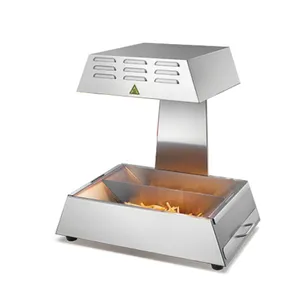 Commerciële Roestvrijstalen Elektrische 220V Tafel Chips Friet Warmer Thermostaat Machine Duurzame Voedselverwarmende Machine