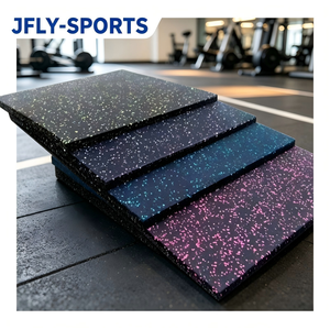 Suelo de Gimnasio de Caucho Transpirable, Baldosas de Caucho para Gimnasio que Previenen la Acumulación de Humedad y Extienden la Vida Útil de la Superficie del Suelo - Product Image 1