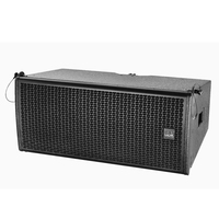 Sistema de Altavoces PA Estéreo Portátil DBK Dual de 10 Pulgadas, Sistema de Sonido Profesional para Conciertos al Aire Libre, Conjunto de Altavoces de Línea de Madera