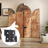 Charnières doubles pliantes de style rétro - Charnières d'écran à double action rotatives à 360 degrés pour la maison et les restaurants
