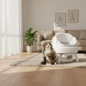 PetPivot Automatische Katzentoilette für Große Katzen mit Selbstreinigung, Smart-Sensor, Anti-Einklemm-Technologie, Geruchskontrolle und Großer Kapazität - Product Image 1
