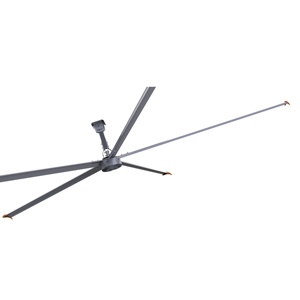 Ventilateur HVLS PMSM de 7,3 m (24 pi) avec moteur IE5, pales en alliage d'aluminium et de magnésium, 380 V/220 V, faible bruit, grand volume d'air pour entrepôt, grange, usine - Product Image 1