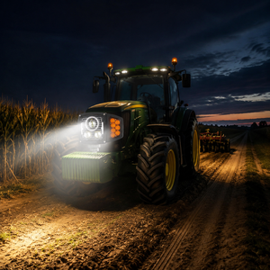 Fari per Trattori Claas <span class=keywords><strong>Tucano</strong></span> Serie 320 430 580 0007804702, Lenti Riscaldate per Mietitrebbie, IP68, Ricambio OEM - Product Image 1