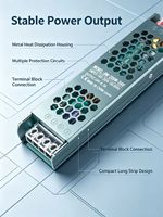 Driver LED DM, DC24V 200W, pour bande LED, driver professionnel, vente directe d'usine