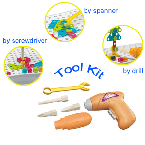 249 PCS Educational DIY Toys Electric Construction Drill <strong>Building</strong> <strong>Block</strong> Screw <strong>Puzzle</strong> - Product Image 4