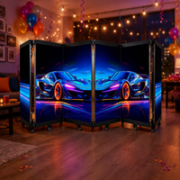 P2.5 GOB Table de DJ portable pliable avec écran vidéo LED, façade de table de DJ pliable pour événements de clubs de musique