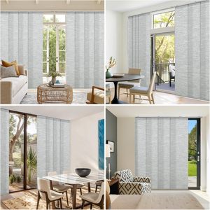 Persianas ajustables <span class=keywords><strong>para</strong></span> puerta corredera, persianas verticales <span class=keywords><strong>para</strong></span> puertas corredizas <span class=keywords><strong>de</strong></span> vidrio, <span class=keywords><strong>cortinas</strong></span> <span class=keywords><strong>de</strong></span> panel cortables <span class=keywords><strong>de</strong></span> pista extensible - Product Image 3