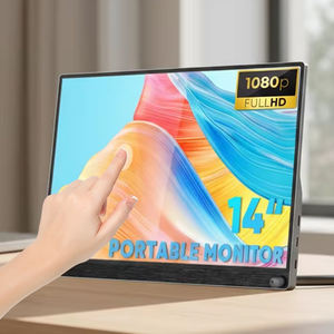 شاشة محمولة تعمل باللمس من سيبولان مقاس 14 بوصة بدقة 1080 بكسل مع حامل للكمبيوتر المحمول - Product Image 1