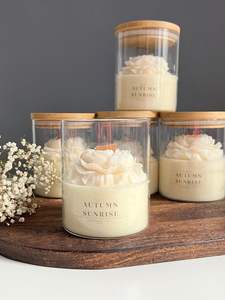 LANJO Handmade Custom Fragrance Valentine's Day & Christmas Gift Glass Cups Peony Flowers Soy Wax <b>Candle</b> for Wedding Souvenirs - Product Image 6