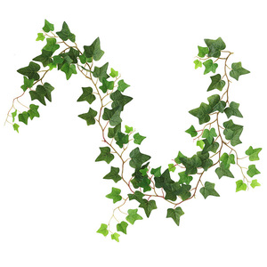 Hua Qianyun - Enredadera Artificial <span class=keywords><strong>de</strong></span> Hiedra <span class=keywords><strong>de</strong></span> 100-200 cm, Hojas Verdes, Decoración <span class=keywords><strong>de</strong></span> Pared, Planta Trepadora, <span class=keywords><strong>Guirnalda</strong></span> - Product Image 5