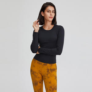 Baju Fitness Yoga Lengan Panjang, Baju Atletik Lengan Panjang, Baju Fitness Yoga, Nyaman, Kualitas Tinggi - Product Image 6