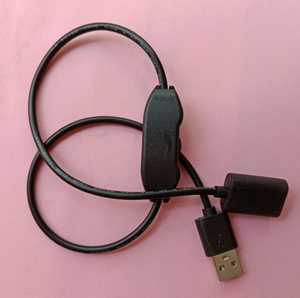 Kích thước nhỏ 0.5m chiều dài DC5V 3A USB-A Nam sang nữ xoay <span class=keywords><strong>LED</strong></span> <span class=keywords><strong>Dimmer</strong></span> cho màu duy nhất <span class=keywords><strong>LED</strong></span> Strip - Product Image 3