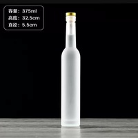 Bouteilles de vin et de liqueur en verre super flint transparent, capacité 200ml, 375ml, 500ml, 750ml, 1000ml, bouchon en liège, sérigraphie, logo personnalisé, CE