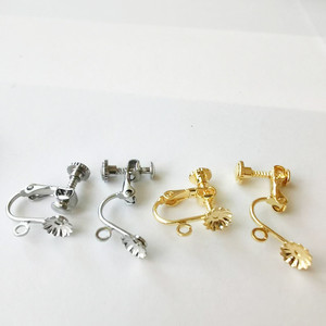 Pince à oreille suspendue réglable pour femmes, convertisseurs à ressort de perceuse, boucles d'oreilles à clipser à vis arrière, pas de goujon à la mode - Product Image 4