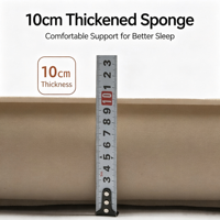 Matelas de camping auto-gonflant, coussin de couchage gonflable en mousse éponge, pliable, portable, avec pompe intégrée, moderne, pour le camping en plein air