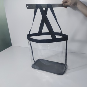 Penggong Transparent Tote Bag 16 Inch Multipurpose Travel Storage Bag With Black Handle For Trip And Commute - Product Image 4