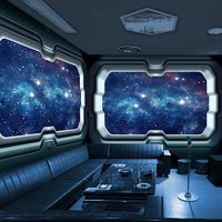Papier peint 3D tridimensionnel pour bar industriel, salle de divertissement KTV, chambre privée, fond personnalisé ciel étoilé cosmique, plafond d'hôtel