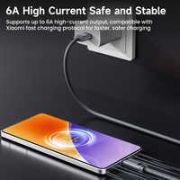 Câble de charge USB A vers C Toocki 120W haute vitesse, synchronisation des données 480 Mbps, puce intelligente intégrée, câble de charge rapide en silicone pour Xiaomi