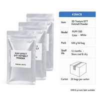 Poudre DTF texturée 3D en relief, adhésif thermofusible TPU effet bouffant pour impression sur vêtements en coton et polyester, vente en gros