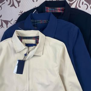 Jaket Bordir Logo Polo Grosir Desain Musim Dingin Kanvas Kuda Anti Angin Depan Katun Kasual Jaket Pria - Product Image 1