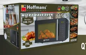 <span class=keywords><strong>Four</strong></span> à <span class=keywords><strong>micro</strong></span>-ondes Hoffmans 800W 25L 220V avec gril, cuisson combinée, chauffage rapide, idéal pour la cuisine familiale en Afrique - Product Image 4