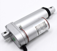 Actionneur linéaire micro-électrique 12V 24V 1000N 220lbs à moteur CC pour tracker solaire, porte, fenêtre, mobilier