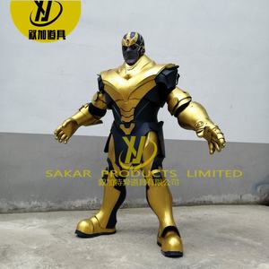 Superhéroe mascota <span class=keywords><strong>Thanos</strong></span> Cosplay traje adulto casco y armadura para la venta Robot mascota <span class=keywords><strong>disfraz</strong></span> personalizado disfraces de Halloween - Product Image 3