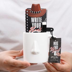 BespritGift DIY Mug en céramique en forme de nez, ensemble <span class=keywords><strong>cadeau</strong></span>, mug <span class=keywords><strong>à</strong></span> café en grès de 11 oz, ensemble <span class=keywords><strong>cadeau</strong></span> <span class=keywords><strong>pour</strong></span> homme, peignez votre propre mug <span class=keywords><strong>pour</strong></span> un anniversaire, <span class=keywords><strong>la</strong></span> <span class=keywords><strong>fête</strong></span> <span class=keywords><strong>des</strong></span> <span class=keywords><strong>pères</strong></span> - Product Image 6