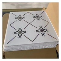 Carreaux muraux en PVC modernes, résistants à l'eau et au feu, de haute résistance, pour la décoration intérieure, avec un nouveau design