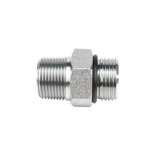 ข้อต่อท่อไฮดรอลิกเกลียวเหล็กคาร์บอน Gan Peng 6401 ข้อต่อเปลี่ยนทิศทางแบบอเมริกันมาตรฐาน พร้อมซีลปิดผนึก - Product Image 1