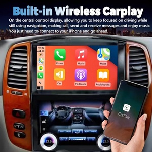 Android 13 DSP Car Radio Multimedia Video Player for Land Cruiser 100/Lexus LX470 2002-2007 with CarPlay <b>GPS</b> <b>Navigation</b> - Product Image 4