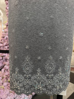 Ensemble de costume trois pièces en laine de mouton tricotée personnalisable avec clous, pour femmes, fabrication OEM, livraison directe d'usine, faible MOQ 30 pièces