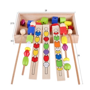 Bộ Nhớ Bằng Gỗ Trò Chơi Đồ Chơi Gỗ Tùy Chỉnh Phát Triển Thông Minh Hộp Đính Cườm Đồ Chơi Trẻ Em - Product Image 5