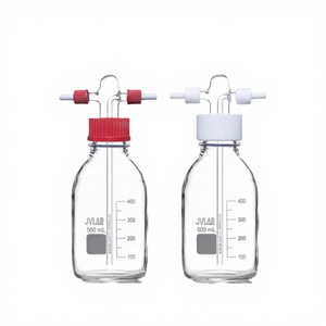 Botella de vidrio para laboratorio con rosca JVLAB GL45, de 100ml-1000ml, con sello de PTFE y característica resistente a la corrosión - Product Image 4