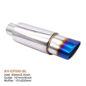 Système d'échappement à haut débit vendu directement par l'usine, véhicules de course, embouts chromés polis, <span class=keywords><strong>silencieux</strong></span> d'échappement efficace - Product Image 4